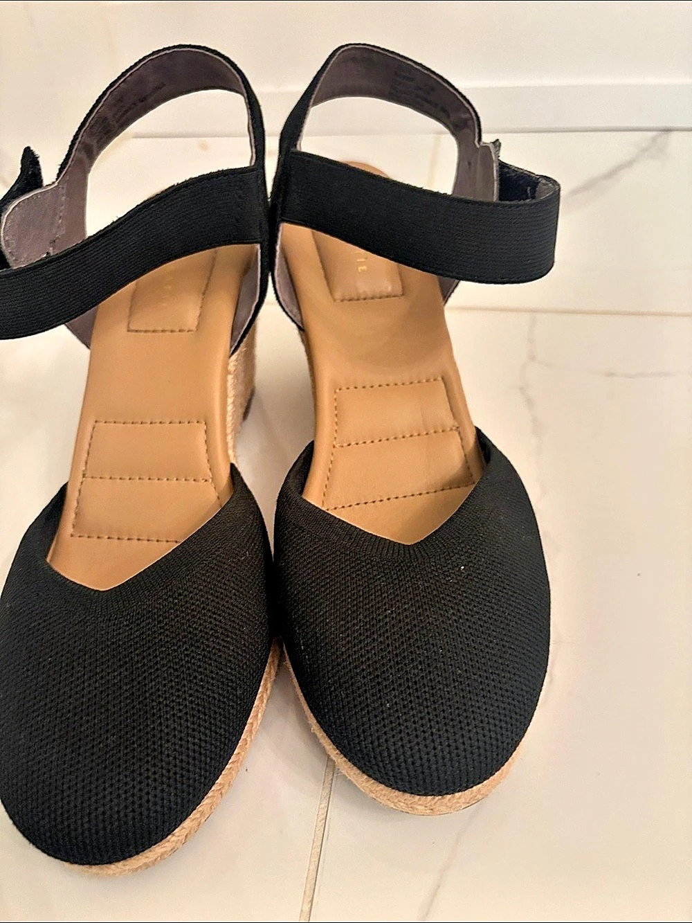 Kelly and Katie Reveal Ankle Strap Wedge Sandal Black Wedge Sandals